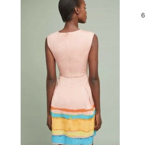 Anthropologie Tracy Reese Painterly pleate… - Picture 2 of 7